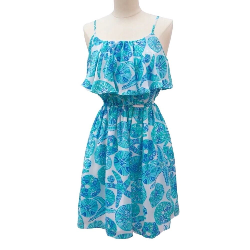 Lilly Pulitzer for Target Starfish and Sand Dollar Ruffle Sundress Size‎ XS